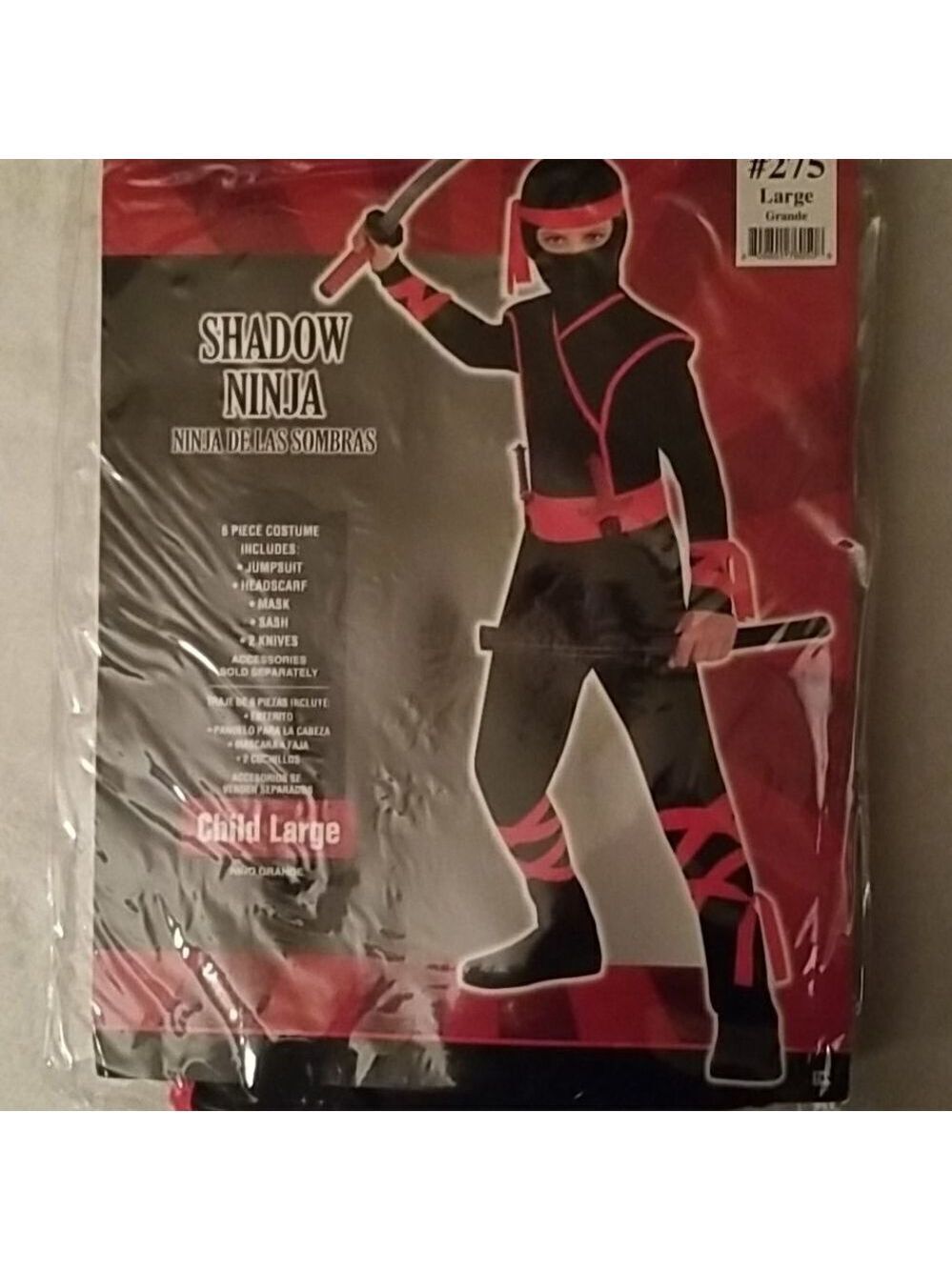 SHADOW NINJA NWOT CHILD SZ LARGE 12-14
